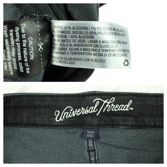 Ladies Universal Thread Size 14 Shorts Jeans - Picture 5 of 6